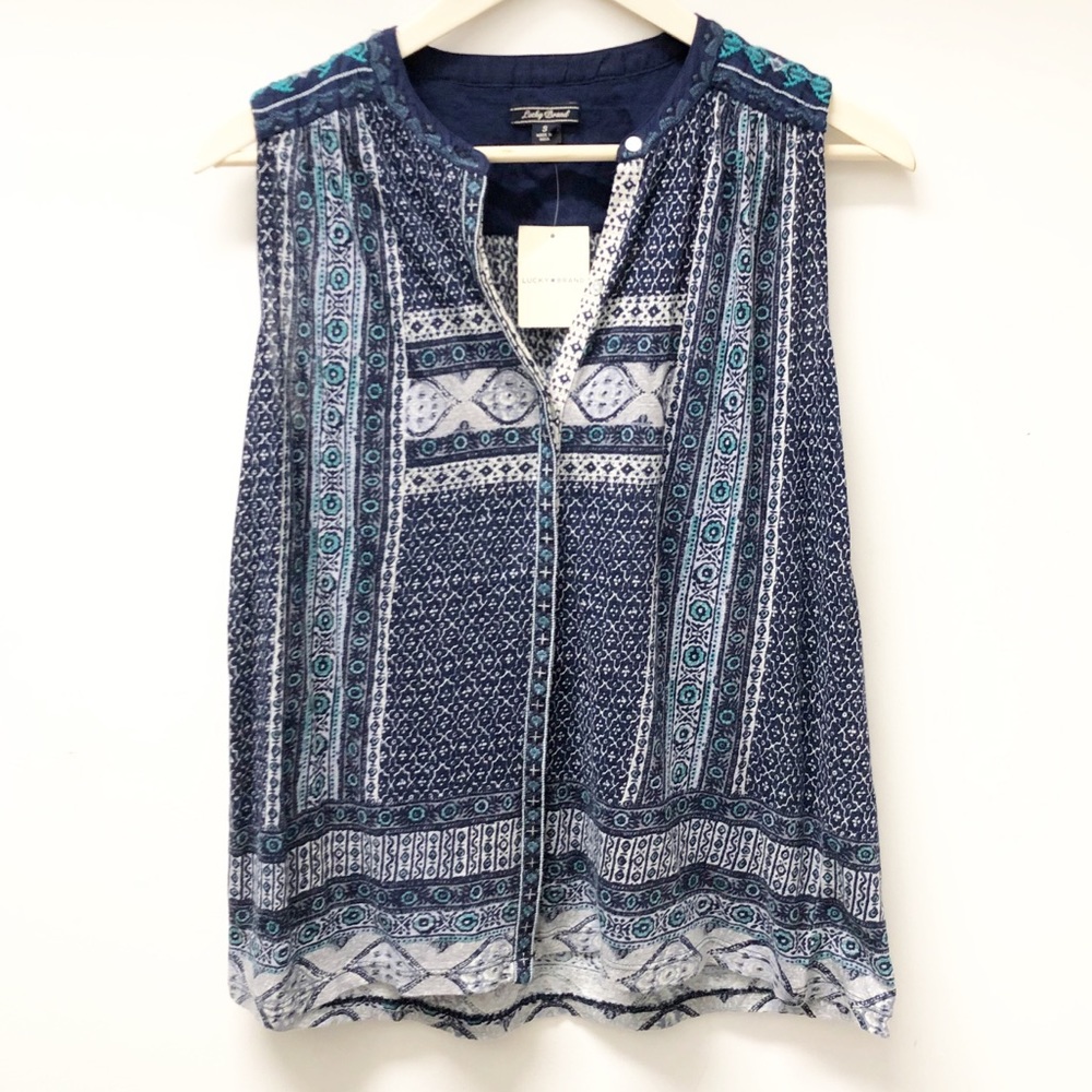 NWT Lucky Brand Tank.  Size Small